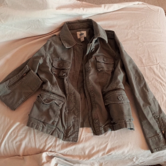 Womans Old Navy Utility Jacket - Picture 2 of 7